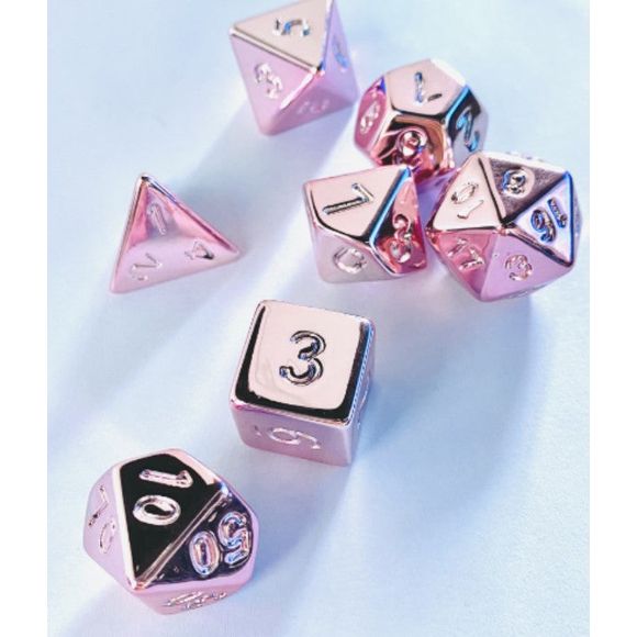 The perfect companion for your gaming needs! These HD acrylic dice are exactly what you've been searching for that upcoming game night with the group. This set includes on of each: d20, d12, d10, d10 (percentile), d8, d6, and a d4 (7 dice in total) in an iridescent green finish.