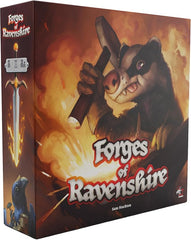 Forge your path to becoming the next Forgemaster in the immersive Forges of Ravenshire game. You'll work to acquire resources, upgrade your workshop, and craft formidable items as you navigate through the four seasons of play. Options for a solo or competitive multiplayer action up to 4 people provide versatile game play. Suitable for ages 12 and above, with average gameplay lasting 50 to 100 minutes.