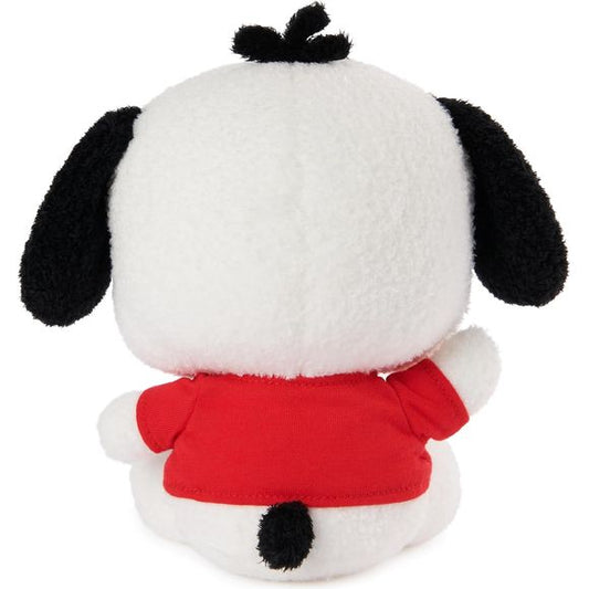 GUND Sanrio Pochacco Plush Toy, Premium Stuffed Animal, 6 inches, White/Red