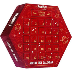 Tis the season to roll with Santa! The FanRoll advent calendar has 25 days of dice madness and includes: -One Exclusive set of Inclusion Dice (Holiday Themed) -Two full sets of assorted dice (d4, d6, d8, d10, d12, and d20) -One Exclusive Mini Set -One Exclusive Metal 20-sided die -A holiday themed FanRoll dice bag to carry your loot!