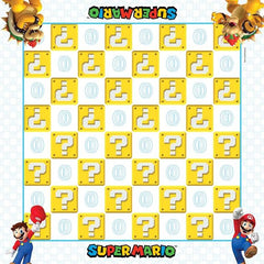 Nintendo Super Mario vs. Bowser Checkers & Tic Tac Toe Game Tin | Galactic Toys & Collectibles