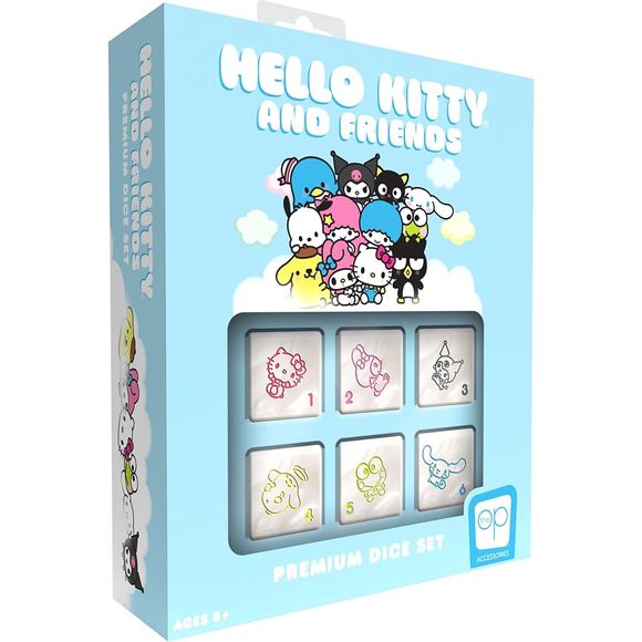 Hello Kitty and Friends Premium D6 Collectible Dice Set with Tin | Galactic Toys & Collectibles