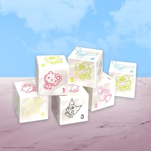 Hello Kitty and Friends Premium D6 Collectible Dice Set with Tin | Galactic Toys & Collectibles