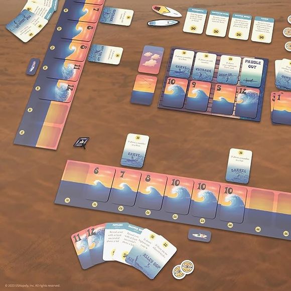 Usaopoly: The Perfect Wave - Surfing Themed Card Game | Galactic Toys & Collectibles