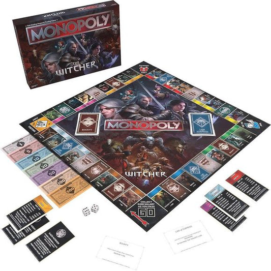 USAopoly Monopoly The Witcher Edition Board Game | Galactic Toys & Collectibles