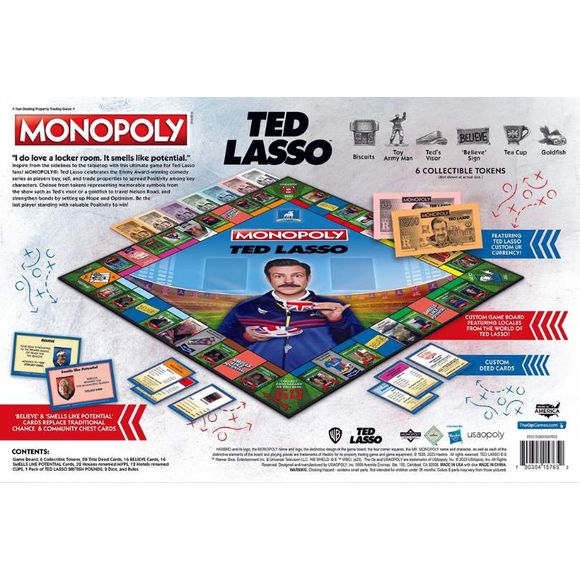 USAopoly Monopoly Ted Lasso Edition Board Game | Galactic Toys & Collectibles