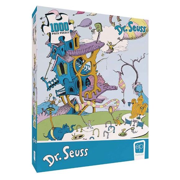 USAopoly Dr. Suess Oh, The Places You'll Go 1000 Piece 19x27-inch Jigsaw Puzzle | Galactic Toys & Collectibles