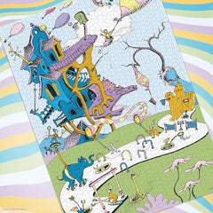 USAopoly Dr. Suess Oh, The Places You'll Go 1000 Piece 19x27-inch Jigsaw Puzzle | Galactic Toys & Collectibles