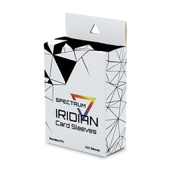 Iridian Card Sleeves are premium, tournament quality sleeves designed to be the ultimate in protection. These sleeves feature clear, glossy fronts to make sure the art pops. The thick material is ultra durable to shield your cards from damage while the opaque, matte blue back offers a supreme shuffle feel. You'll feel like a pro when you have these in your hand. From the kitchen table to the largest events, these sleeves will guard your precious cards while you eclipse your opponents. Use with Chroma Inner