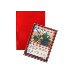 BCW Iridian Matte Sleeves - Red (100 Card Sleeves)