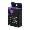 Iridian Card Sleeves are premium, tournament quality sleeves designed to be the ultimate in protection. These sleeves feature clear, glossy fronts to make sure the art pops. The thick material is ultra durable to shield your cards from damage while the opaque, matte blue back offers a supreme shuffle feel. You'll feel like a pro when you have these in your hand. From the kitchen table to the largest events, these sleeves will guard your precious cards while you eclipse your opponents. Use with Chroma Inner