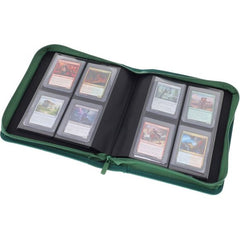 BCW Z-Folio 4-Pocket LX Album - Toploaders - Green