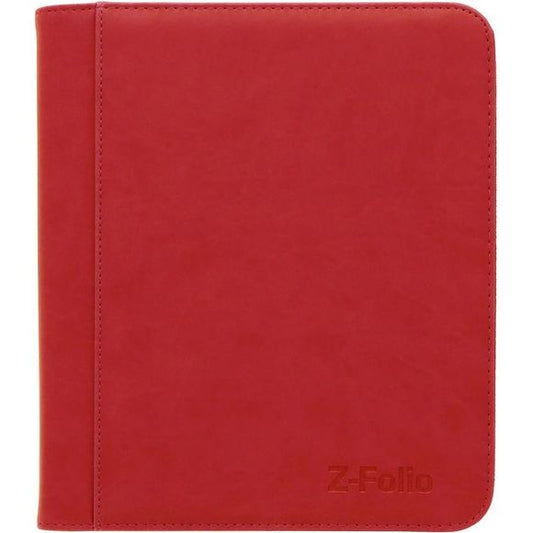 This BCW Z-Folio LX has 4-pocket pages sized to hold 160 toploaders. It works great for sports cards, trading cards, and gaming cards that have been inserted in 3x4, standard-thickness toploaders. The folio has a leatherette cover with stitched edges. A durable zipper ensures that cards will not fall out of your album. Unlike a binder with removable pages, our double-sided, archival-safe, polypropylene pages are welded into the album.