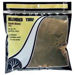 Woodland Scenics T50 Blended Turf Bag Earth Blend 54.1 cu. in. for Diorama | Galactic Toys & Collectibles