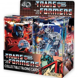 Dynamite Entertainment's Transformers Trading Cards bring the imagery of these icons to life in a wonderful collection of 110 cards of Gen 1 Transformers models - these are the originals from the Autobots and Decepticons celebrating their 40th anniversary! Optimus Prime, Bumblebee, Megatron, Starscream, Ironhide, Soundwave and so many more have been assembled from Hasbro's design archives and an international array of top artists who created completely new art cards.
Signature Cards from Bob Budiansky and S