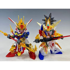 Bandai Gundam Ichiban Kuji Prize 'C' SD World Heroes Liu Bei Unicorn & Goku Impulse Solid Clear Special Set | Galactic Toys & Collectibles