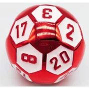 Galactic Dice Premium Dice D20 Metal Dice Red | Galactic Toys & Collectibles