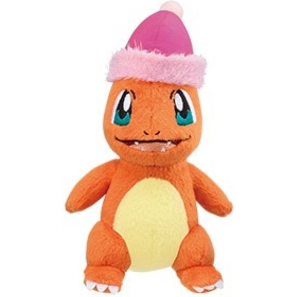 Bandai Pokemon Winter Style Charmander 5-inch Plush | Galactic Toys & Collectibles