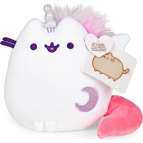 GUND Pusheen Super Pusheenicorn Extra Squishy Squisheen Cat Stuffed Animal Plush | Galactic Toys & Collectibles