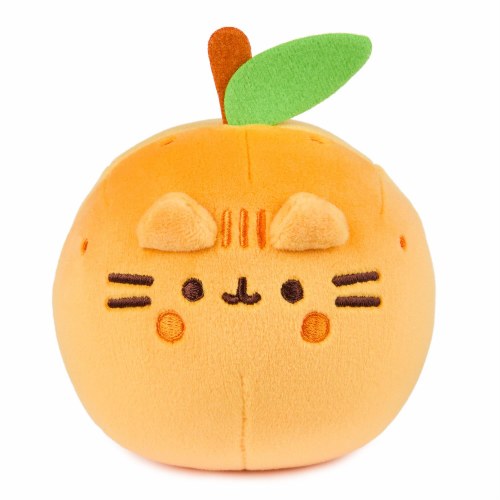 Pusheen is here as delicious, squishable, squeezable fruits! These four irresistibly cute Squisheens capture Pusheen as a playfully plump and juicy orange, blueberry, strawberry, and a sour lemon wedge. All of Pusheen's facial details are embroidered, including her rosy cheeks and whiskers. She also features leafy felt stems as an orange, strawberry, and blueberry, and she squints in an adorable mouth-puckering sour expression as a lemon! Each freshly picked, 10cm plush fits perfectly in the palm of your ha