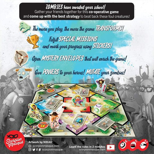 Scorpion Masque Games: Zombie Kidz: Evolution - Board Game