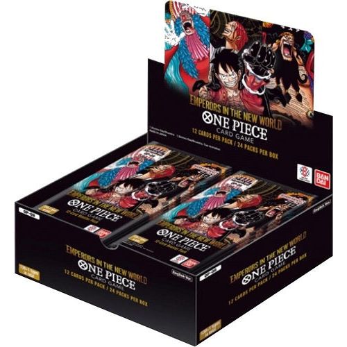 This product is a Presale item with an estimated shipping date of 12/13/2024
A Special Booster Pack to Commemorate the 2nd Anniversary!
The cards included in this release are more luxuriously designed than ever before, making them irresistible additions to any ONE PIECE fan’s collection!
The New Four Emperors Take the Helm in the 9th Pack!
Luffy and Buggy finally appear alongside Shanks and teach as the new Four Emperors! Many ONE PIECE ODYSSEY-themed cards also make their debut in this pack, offering playe