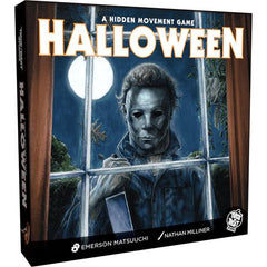 Based on the classic horror movie from 1978! Halloween will fill your game night with fear. Take on the role of your favorite character moving through the neighborhood searching for Tommy, Lindsey and the car keys. Escape Michael Myers before he gets you! Or play the part of Michael Myers in this exciting hidden movement game!