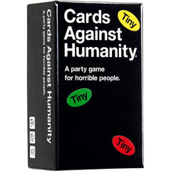 Honey, I shrunk the Cards Against Humanity! Tiny Cards Against Humanity is the same exact game you know and love, except all 600 cards and the box are ridiculously tiny.