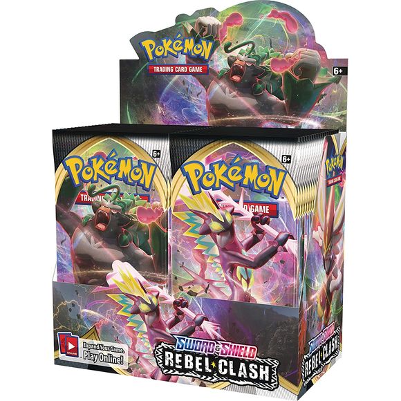 Pokemon TCG: Sword & Shield Rebel Clash Booster Box | Galactic Toys & Collectibles