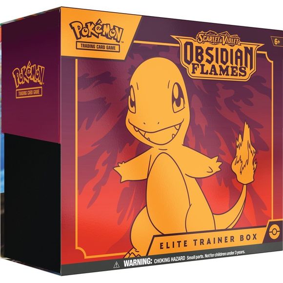 Pokemon Scarlet and Violet Obsidian Flames Elite Trainer Box | Galactic Toys & Collectibles