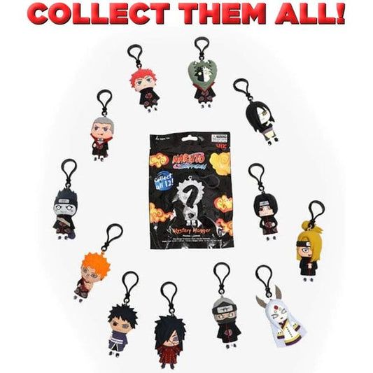 Naruto Shippuden Villians Figure Hanger Keychain Blind Pack - 1 Random