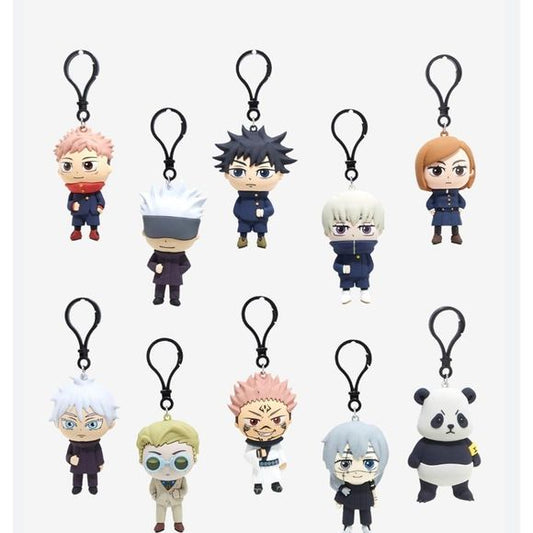 Your favorite Jujutsu Kaisen characters are here to join you on your adventures as these blind bag key chains! With 12 different characters to collect these key chains are the perfect way to bring the world of JJK to your backpack, keys, or purse! Which one will you get? It's a surprise!