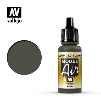 Model Air acrylic colors are developed especially for airbrush techniques, with very finely ground pigments. They contain an acrylic resin with properties of extreme resistance and durability. The adhesion of Model Air to resin models, plastics, steel and white metal is extraordinary.

Model Air colors come in a 17 ml. bottle with dropper.