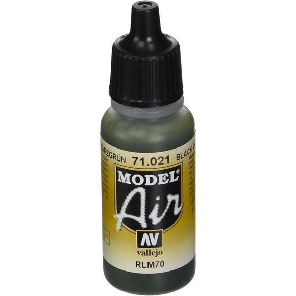 Model Air acrylic colors are developed especially for airbrush techniques, with very finely ground pigments. They contain an acrylic resin with properties of extreme resistance and durability. The adhesion of Model Air to resin models, plastics, steel and white metal is extraordinary.

Model Air colors come in a 17 ml. bottle with dropper.