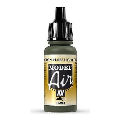 Model Air acrylic colors are developed especially for airbrush techniques, with very finely ground pigments. They contain an acrylic resin with properties of extreme resistance and durability. The adhesion of Model Air to resin models, plastics, steel and white metal is extraordinary.

Model Air colors come in a 17 ml. bottle with dropper.