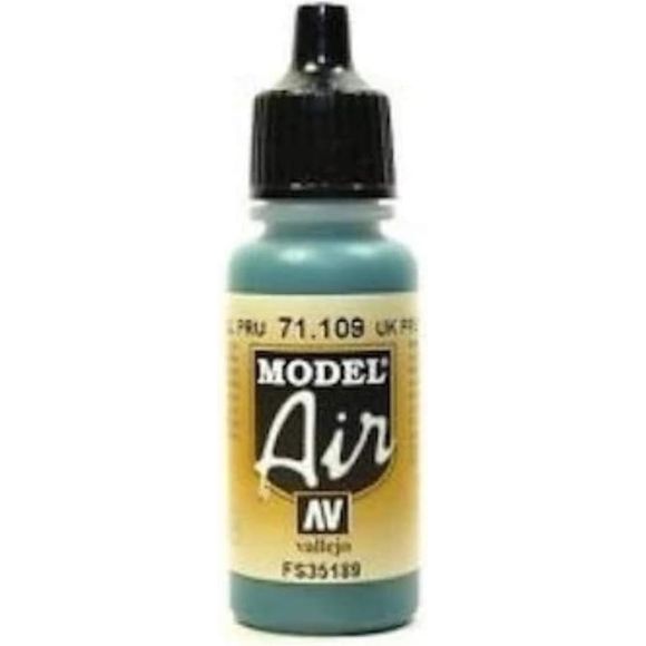 Model Air acrylic colors are developed especially for airbrush techniques, with very finely ground pigments. They contain an acrylic resin with properties of extreme resistance and durability. The adhesion of Model Air to resin models, plastics, steel and white metal is extraordinary.

Model Air colors come in a 17 ml. bottle with dropper.