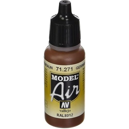 Model Air acrylic colors are developed especially for airbrush techniques, with very finely ground pigments. They contain an acrylic resin with properties of extreme resistance and durability. The adhesion of Model Air to resin models, plastics, steel and white metal is extraordinary.

Model Air colors come in a 17 ml. bottle with dropper.