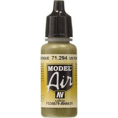 Model Air acrylic colors are developed especially for airbrush techniques, with very finely ground pigments. They contain an acrylic resin with properties of extreme resistance and durability. The adhesion of Model Air to resin models, plastics, steel and white metal is extraordinary.

Model Air colors come in a 17 ml. bottle with dropper.