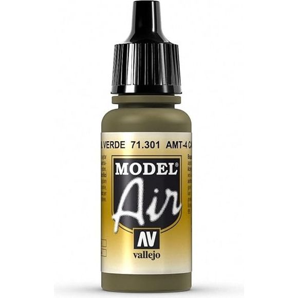 Model Air acrylic colors are developed especially for airbrush techniques, with very finely ground pigments. They contain an acrylic resin with properties of extreme resistance and durability. The adhesion of Model Air to resin models, plastics, steel and white metal is extraordinary.

Model Air colors come in a 17 ml. bottle with dropper.