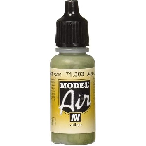 Model Air acrylic colors are developed especially for airbrush techniques, with very finely ground pigments. They contain an acrylic resin with properties of extreme resistance and durability. The adhesion of Model Air to resin models, plastics, steel and white metal is extraordinary.

Model Air colors come in a 17 ml. bottle with dropper.