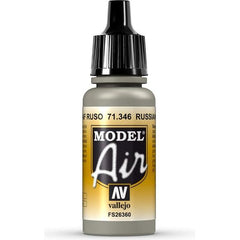 Model Air acrylic colors are developed especially for airbrush techniques, with very finely ground pigments. They contain an acrylic resin with properties of extreme resistance and durability. The adhesion of Model Air to resin models, plastics, steel and white metal is extraordinary.

Model Air colors come in a 17 ml. bottle with dropper.