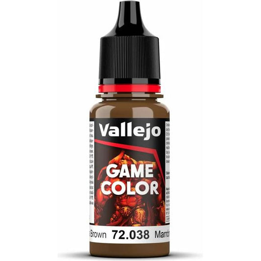 The new Game Color formulation represents a new approach to painting Fantasy and Wargame figures. Developed by our experts together with professional modelers, the new range implies a further step in the evolution of miniature painting by offering an intuitive and easy-to-learn painting method to new generations.

Comes in 18 ml./0.61 fl. oz. bottle with dropper