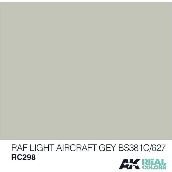 AK Interactive Real Color RAF Light Aircraft Grey 10ML Acrylic Hobby Paint Bottle | Galactic Toys & Collectibles