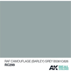 AK Interactive Real Color RAF Camouflage Grey 10ML Acrylic Hobby Paint Bottle | Galactic Toys & Collectibles