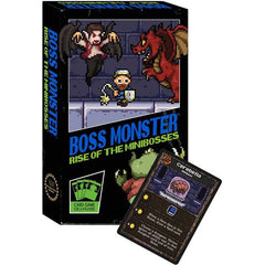 The Bosses are back, but this time theres a new challenger in town. Powerful Minibosses can be hired to enhance your dungeon by permanently modifying rooms. Earn Coins through effective use of all new Rooms and Spells. Use those Coins to power up your Rooms, or use them to promote your Minibosses to learn even deadlier abilities. Rise of the Minibosses gives players more options than ever before to craft the deadliest dungeon they can, and become the baddest Boss in the land. Boss Monster: Rise of the Minib