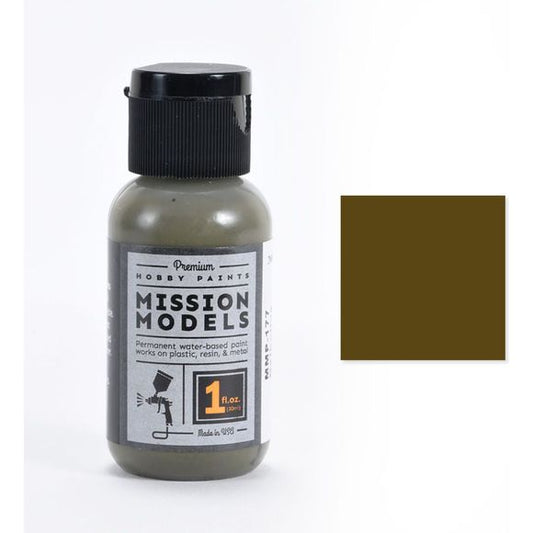 Mission Models MMP-177 Gelbolive Acrylic Paint 1 oz (30ml) | Galactic Toys & Collectibles