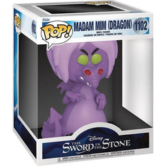 Go on a secret quest, a legendary adventure with Pop! Madam Mim as a dragon! Complete your collection of The Sword in the Stone and fulfill the prophecy.