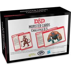 Dungeons and Dragons RPG: Monster Cards - Challenge 0-5 Deck (268 cards)