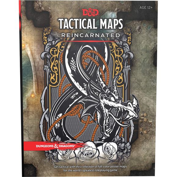 Maps are a key element of every Dungeons & Dragons campaign. A map's importance in bringing your world to life can't be overstated. The same can be said for your encounter maps. Sometimes you need a visual representation of the area your adventurers are in, or perhaps tactical combat is simply the way your group rolls. However you play, we've got you covered. Twenty beautifully rendered, tactical poster maps are contained herein, perfect for bringing any D&D game to life. 
- 20 full color poster maps. Each