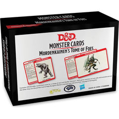 Dungeons and Dragons RPG: Monster Cards - Mordenkainen`s Tome of Foes (109 cards) | Galactic Toys & Collectibles